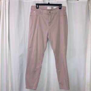 Curve Appeal light pink minimalist jeggings